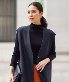 S size ONWARD(小さいサイズ) / エスサイズオンワード カットソー | 【洗える】ソフトウールリブボトルネック  カットソー