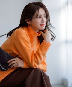 S size ONWARD(小さいサイズ) / エスサイズオンワード ニット・セーター | 【洗える】ウールカシミヤブレンドハイネック ニット