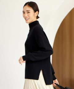 S size ONWARD(小さいサイズ) / エスサイズオンワード ニット・セーター | 【洗える】ウールカシミヤブレンドハイネック ニット