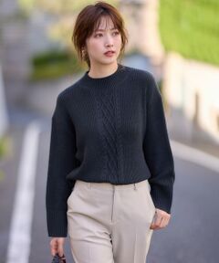 S size ONWARD(小さいサイズ) / エスサイズオンワード ニット・セーター | 【洗える】スフレアランパターン ニット