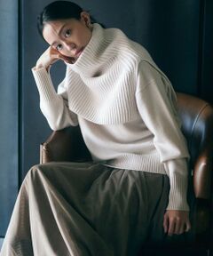 S size ONWARD(小さいサイズ) / エスサイズオンワード ニット・セーター | 【滝沢眞規子さん着用/洗える】ウールカシミヤ クルーネック ニット