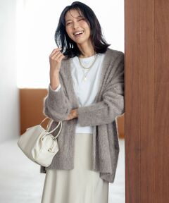 S size ONWARD(小さいサイズ) / エスサイズオンワード ニット・セーター | アルパカシャギー ニット カーディガン