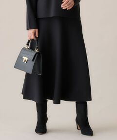 S size ONWARD(小さいサイズ) / エスサイズオンワード ミニ・ひざ丈スカート | 【セットアップ対応・洗える】ウールミラノフレア スカート