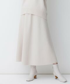 S size ONWARD(小さいサイズ) / エスサイズオンワード ミニ・ひざ丈スカート | 【滝沢眞規子さん着用/洗える】ウールカシミヤ ニットスカート