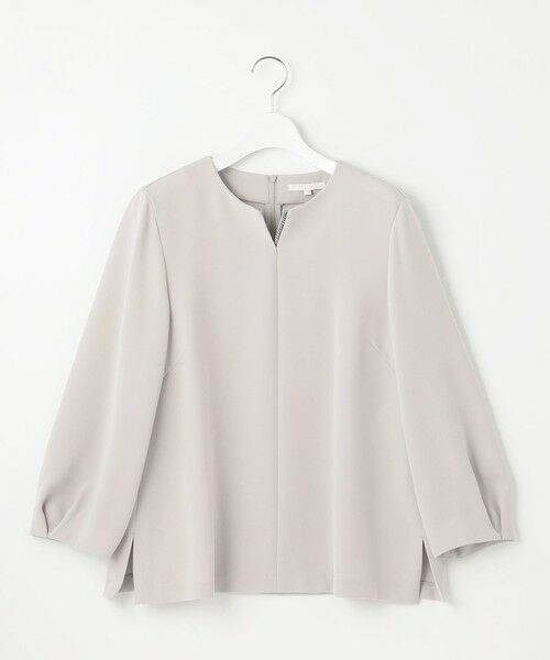 S size ONWARD(小さいサイズ) / エスサイズオンワード シャツ・ブラウス | 【セットアップ対応・洗える】トリアセダブルクロス ブラウス | 詳細6