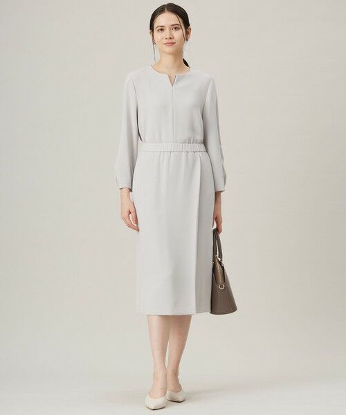 S size ONWARD(小さいサイズ) / エスサイズオンワード シャツ・ブラウス | 【セットアップ対応・洗える】トリアセダブルクロス ブラウス | 詳細4