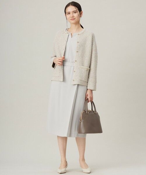 S size ONWARD(小さいサイズ) / エスサイズオンワード シャツ・ブラウス | 【セットアップ対応・洗える】トリアセダブルクロス ブラウス | 詳細5