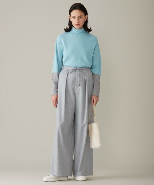 S size ONWARD(小さいサイズ) / エスサイズオンワード ニット・セーター | 【洗える】セミウーステッドウールタートルネック ニット | 詳細12