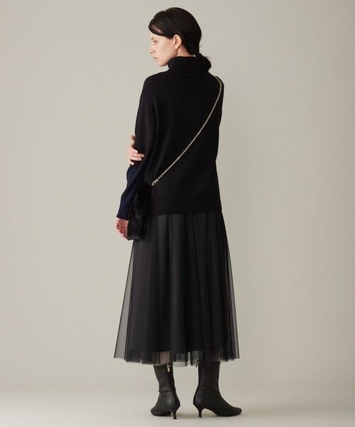 S size ONWARD(小さいサイズ) / エスサイズオンワード ニット・セーター | 【洗える】セミウーステッドウールタートルネック ニット | 詳細23