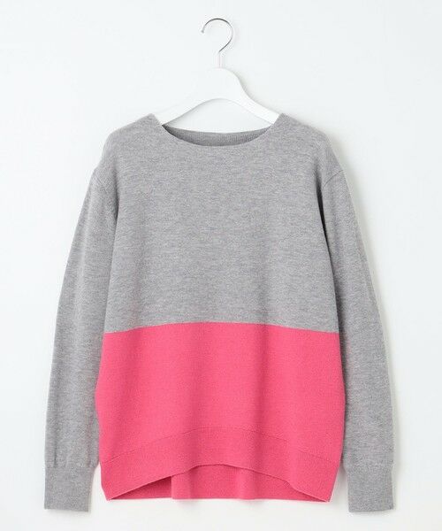 S size ONWARD(小さいサイズ) / エスサイズオンワード ニット・セーター | 【洗える】セミウーステッドウールボートネック ニット | 詳細7