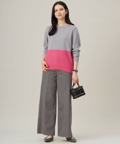 S size ONWARD(小さいサイズ) / エスサイズオンワード ニット・セーター | 【洗える】セミウーステッドウールボートネック ニット | 詳細5