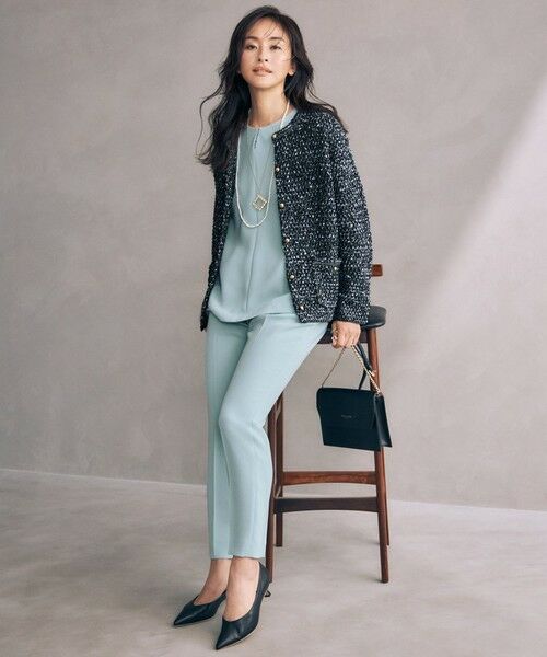 S size ONWARD(小さいサイズ) / エスサイズオンワード カーディガン・ボレロ | ツイード調ニット ジャケット | 詳細11