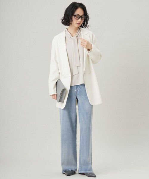 S size ONWARD(小さいサイズ) / エスサイズオンワード デニムパンツ | 【洗える】ウスカルデニム ワイドパンツ | 詳細27