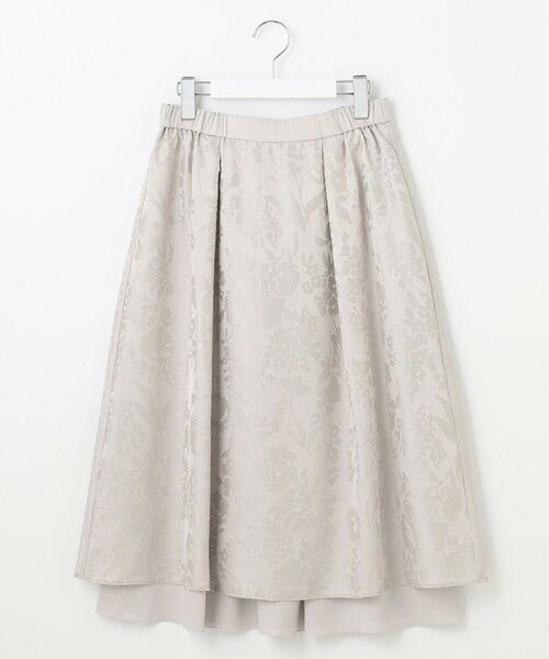 S size ONWARD(小さいサイズ) / エスサイズオンワード ミニ・ひざ丈スカート | 【セットアップ対応・リバーシブル・洗える】オパールプリント スカート | 詳細4