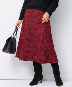 S size ONWARD(小さいサイズ) / エスサイズオンワード ミニ・ひざ丈スカート | GIOLICAカラーミックスツイード スカート