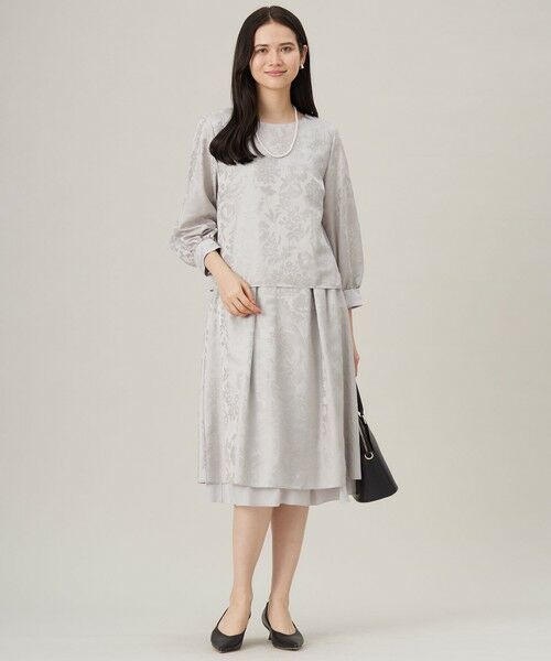 S size ONWARD(小さいサイズ) / エスサイズオンワード シャツ・ブラウス | 【セットアップ対応・洗える】オパールプリント ブラウス | 詳細2