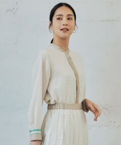 S size ONWARD(小さいサイズ) / エスサイズオンワード シャツ・ブラウス | 【セットアップ対応・洗える】モノグラムプリント ブラウス