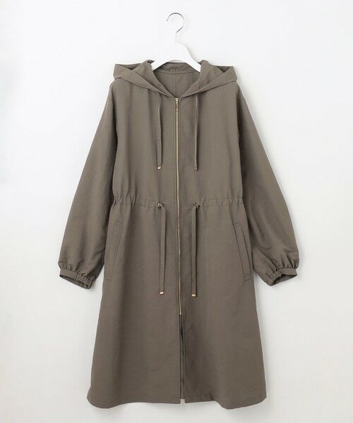 S size ONWARD(小さいサイズ) / エスサイズオンワード その他アウター | 【撥水加工・UVケア・洗える】ライトグログランフーデッド コート | 詳細22