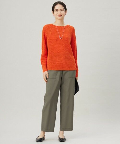 S size ONWARD(小さいサイズ) / エスサイズオンワード ニット・セーター | 【カタログ掲載・WEB限定カラーあり・洗える】リネンミドルゲージボートネック ニット | 詳細29