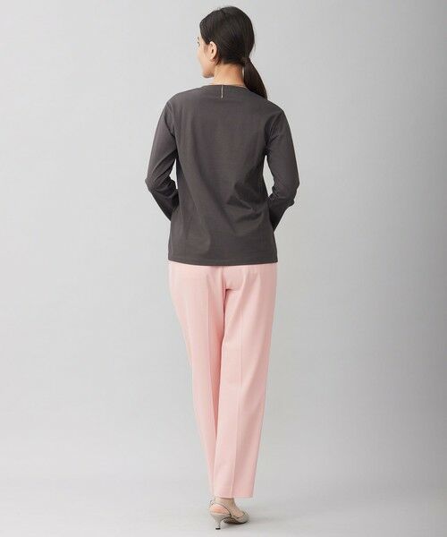 S size ONWARD(小さいサイズ) / エスサイズオンワード その他パンツ | 【カタログ掲載・洗える】ライトフィールジャージータックテーパード パンツ | 詳細21