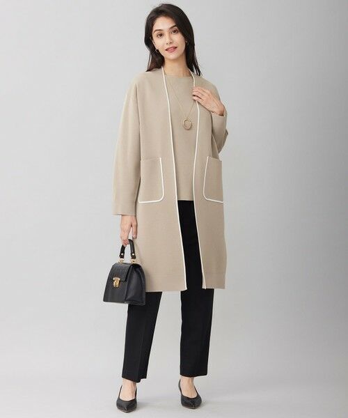 S size ONWARD(小さいサイズ) / エスサイズオンワード その他パンツ | 【カタログ掲載・洗える】ライトフィールジャージータックテーパード パンツ | 詳細29