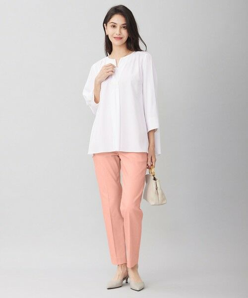 S size ONWARD(小さいサイズ) / エスサイズオンワード その他パンツ | 【接触冷感・UVカット・吸水速乾】シェルタリングオックステーパード パンツ | 詳細24