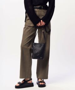 S size ONWARD(小さいサイズ) / エスサイズオンワード その他パンツ | 【Oggi4月号掲載/洗える】スラブツイルストレッチ ベイカー パンツ