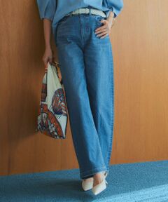 【一部店舗限定】23区DENIM ストレッチ ワイドパンツ