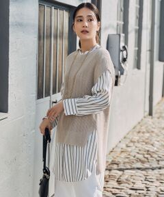 S size ONWARD(小さいサイズ) / エスサイズオンワード シャツ・ブラウス | 【洗える】SOMELOSテンセルチュニック シャツ