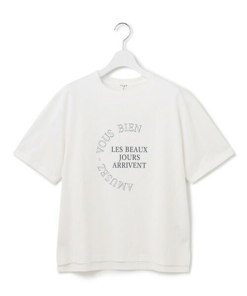 S size ONWARD(小さいサイズ) / エスサイズオンワード カットソー | 【SLOW/一部店舗限定】エフォートレス プリントTシャツ | 詳細4