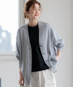 S size ONWARD(小さいサイズ) / エスサイズオンワード ニット・セーター | 【洗える】スビンハイツイストコットン カーディガン