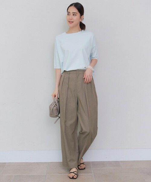 S size ONWARD(小さいサイズ) / エスサイズオンワード ニット・セーター | 【接触冷感・UVカット・WEB限定カラーあり】クレープストレッチプルオーバー ニット | 詳細9