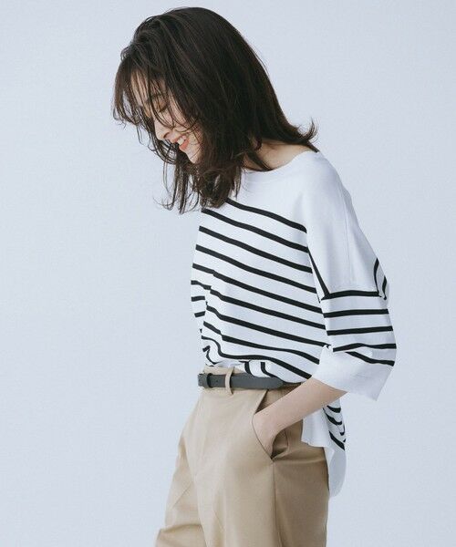 S size ONWARD(小さいサイズ) / エスサイズオンワード ニット・セーター | 【接触冷感・UVカット・WEB限定カラーあり】クレープストレッチプルオーバー ニット | 詳細28