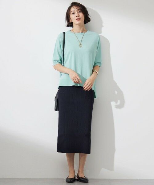 S size ONWARD(小さいサイズ) / エスサイズオンワード ニット・セーター | 【接触冷感・UVカット・WEB限定カラーあり】クレープストレッチプルオーバー ニット | 詳細30