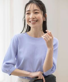 S size ONWARD(小さいサイズ) / エスサイズオンワード ニット・セーター | 【接触冷感 ・UVケア】シアースリーブ ニット