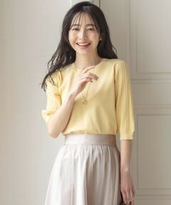 S size ONWARD(小さいサイズ) / エスサイズオンワード ニット・セーター | 【接触冷感 ・UVケア】シアースリーブ ニット