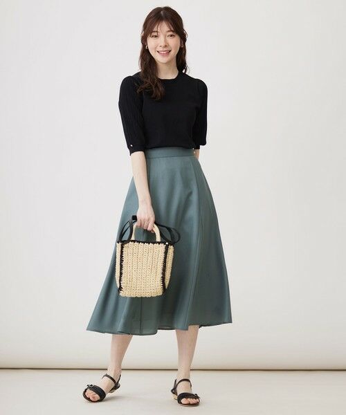 S size ONWARD(小さいサイズ) / エスサイズオンワード ニット・セーター | 【接触冷感 ・UVケア】シアースリーブ ニット | 詳細12