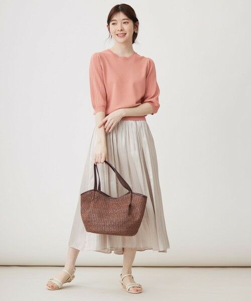 S size ONWARD(小さいサイズ) / エスサイズオンワード ニット・セーター | 【接触冷感 ・UVケア】シアースリーブ ニット | 詳細20