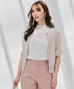 S size ONWARD(小さいサイズ) / エスサイズオンワード カーディガン・ボレロ | 【接触冷感 / UVケア】ハーフスリーブ カーディガン