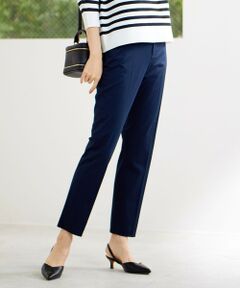 S size ONWARD(小さいサイズ) / エスサイズオンワード その他パンツ | 【接触冷感・洗える】コットンサテンストレッチテーパード パンツ