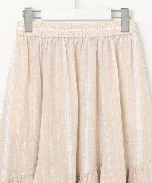 S size ONWARD(小さいサイズ) / エスサイズオンワード ミニ・ひざ丈スカート | 【洗える】LIBECO ティアード スカート | 詳細14