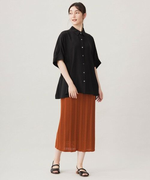 S size ONWARD(小さいサイズ) / エスサイズオンワード シャツ・ブラウス | 【カタログ掲載・定番人気・新色追加】リヨセルポプリン ブラウス | 詳細7