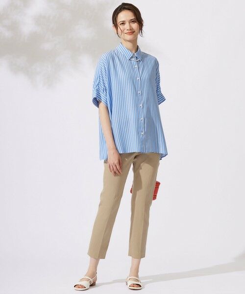 S size ONWARD(小さいサイズ) / エスサイズオンワード シャツ・ブラウス | 【接触冷感・UVケア・抗菌防臭・洗える】リヨセルポプリン ブラウス | 詳細10