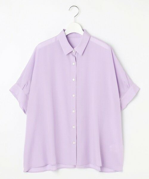 S size ONWARD(小さいサイズ) / エスサイズオンワード シャツ・ブラウス | 【接触冷感・UVケア・抗菌防臭・洗える】リヨセルポプリン ブラウス | 詳細24