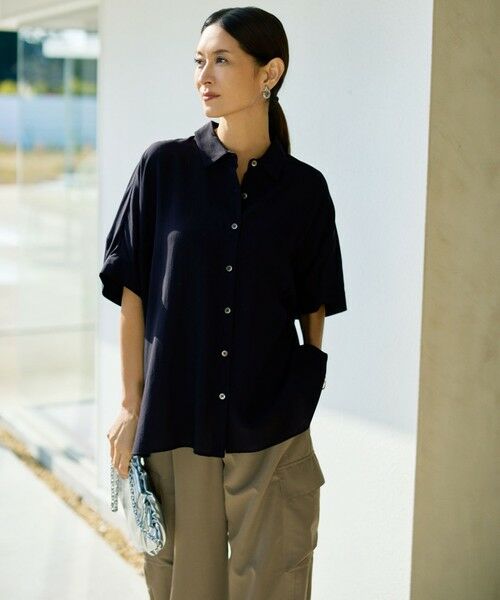 S size ONWARD(小さいサイズ) / エスサイズオンワード シャツ・ブラウス | 【カタログ掲載・定番人気・新色追加】リヨセルポプリン ブラウス | 詳細24