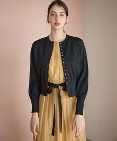 S size ONWARD(小さいサイズ) / エスサイズオンワード カーディガン・ボレロ | 【APPLAUDIR】コンパクト ラメカーディガン