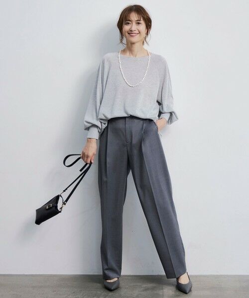 S size ONWARD(小さいサイズ) / エスサイズオンワード カットソー | 【洗える】ラメシアー トップス | 詳細12