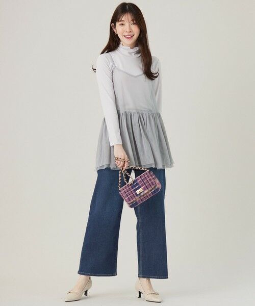 S size ONWARD(小さいサイズ) / エスサイズオンワード カットソー | 【洗える】シアーリブ インナー | 詳細13