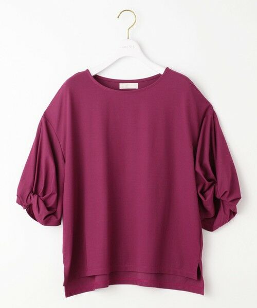 S size ONWARD(小さいサイズ) / エスサイズオンワード カットソー | シルケットスムースツイストスリーブ カットソー | 詳細18