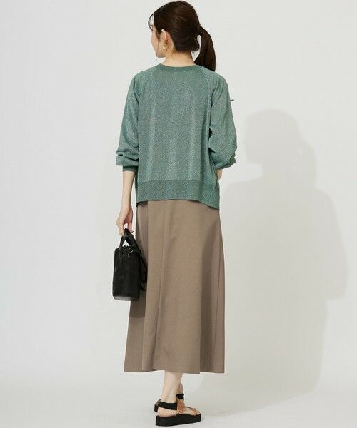 S size ONWARD(小さいサイズ) / エスサイズオンワード カーディガン・ボレロ | 【洗える】ラメ カーディガン | 詳細8